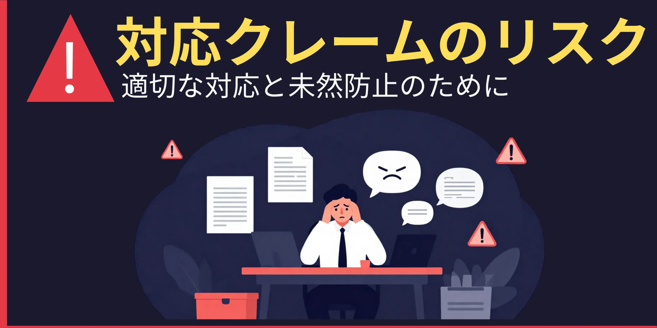 対応クレーム、接客クレーム