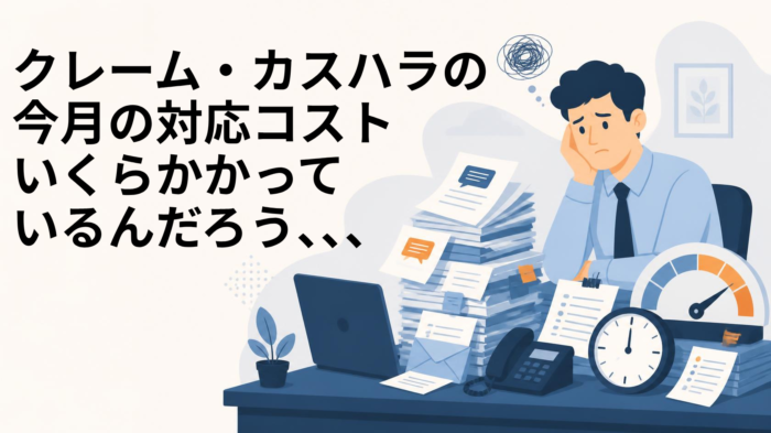 クレーム対応のコスト｜時間単価だけでは見えない3層の損失を計算する