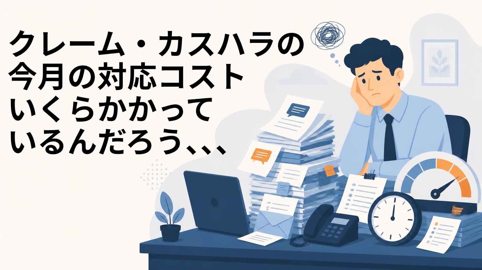 クレーム対応のコスト